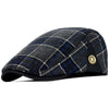 &quot;Bachmann&quot; Plaid Cotton Flat Cap