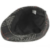 &quot;Lefevre&quot; Plaid Wool Flat Cap