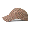 &quot;N&amp;S&quot; Houndstooth Baseball Cotton Cap