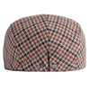 &quot;Moreau&quot; Plaid Wool Flat Cap