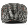 &quot;Lefevre&quot; Plaid Wool Flat Cap