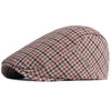 &quot;Moreau&quot; Plaid Wool Flat Cap