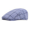 &quot;Schneider&quot; Plaid Cotton Flat Cap