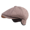 &quot;Benoit&quot; Earmuffs Newsboy Cap