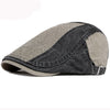 &quot;James&quot; Denim Cotton Flat Cap