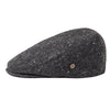 &quot;Dask&quot; Tweed Herringbone Flat Cap