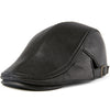 &quot;Rydal&quot; Genuine Leather Flat cap