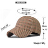 &quot;N&amp;S&quot; Houndstooth Baseball Cotton Cap