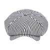 &quot;B&amp;W&quot; Striped Newsboy Cotton Cap