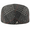 &quot;Lefevre&quot; Plaid Wool Flat Cap