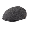 &quot;Dask&quot; Tweed Herringbone Flat Cap