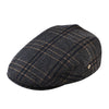 &quot;Dixon&quot; Plaid Herringbone Tweed Flat cap