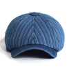 &quot;KMD&quot; Striped Newsboy Cotton Cap