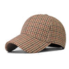 &quot;N&amp;S&quot; Houndstooth Baseball Cotton Cap