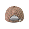 &quot;N&amp;S&quot; Houndstooth Baseball Cotton Cap