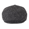 &quot;Dask&quot; Tweed Herringbone Flat Cap