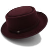 &quot;Leroy&quot; Porkpie Wool Hat