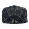 &quot;Bachmann&quot; Plaid Cotton Flat Cap