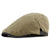 "Louis" Plain Cotton Flat Cap