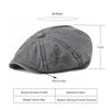 &quot;Bernard&quot; Cotton Flat Cap