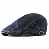 &quot;Miller&quot; Denim Cotton Flat Cap