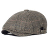 &quot;Bristol&quot; Retro Wool Flat Cap