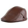 &quot;Rydal&quot; Genuine Leather Flat cap