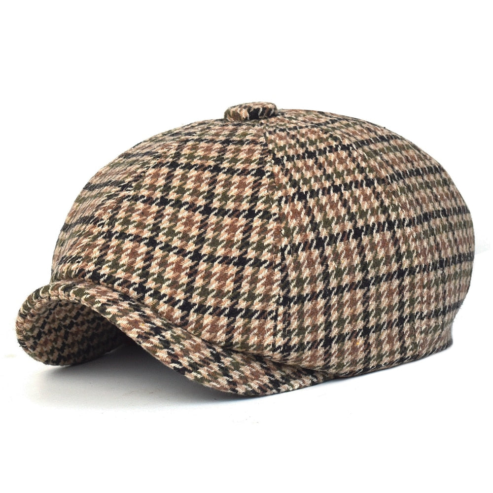 "Freeman" Newsboy Wool Cap