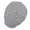 &quot;B&amp;W&quot; Striped Newsboy Cotton Cap