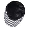 &quot;B&amp;W&quot; Striped Newsboy Cotton Cap