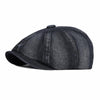 &quot;Lewis&quot; Newsboy Denim Cap