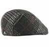 &quot;Lefevre&quot; Plaid Wool Flat Cap