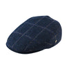 &quot;Dixon&quot; Plaid Herringbone Tweed Flat cap