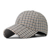 &quot;N&amp;S&quot; Houndstooth Baseball Cotton Cap