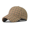 &quot;N&amp;S&quot; Houndstooth Baseball Cotton Cap