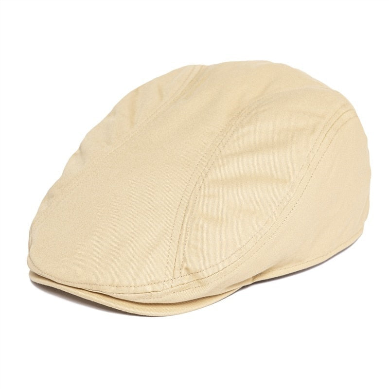 "Harpers" Twill Cotton Flat Cap