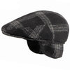 &quot;Griffiths&quot; Earmuffs Flat Cap