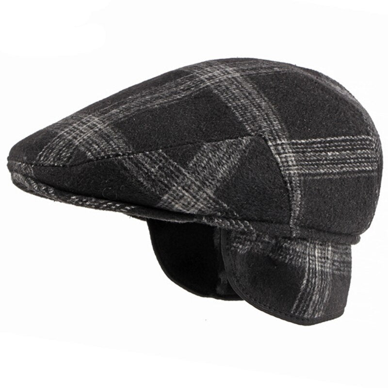 "Griffiths" Earmuffs Flat Cap