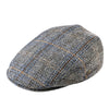 &quot;Dixon&quot; Plaid Herringbone Tweed Flat cap