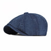 &quot;Lewis&quot; Newsboy Denim Cap