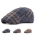 "Bauer" Plaid Cotton Flat Cap